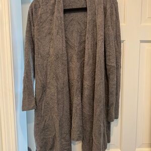 Barefoot Dreams Cozy Charcoal Cardigan